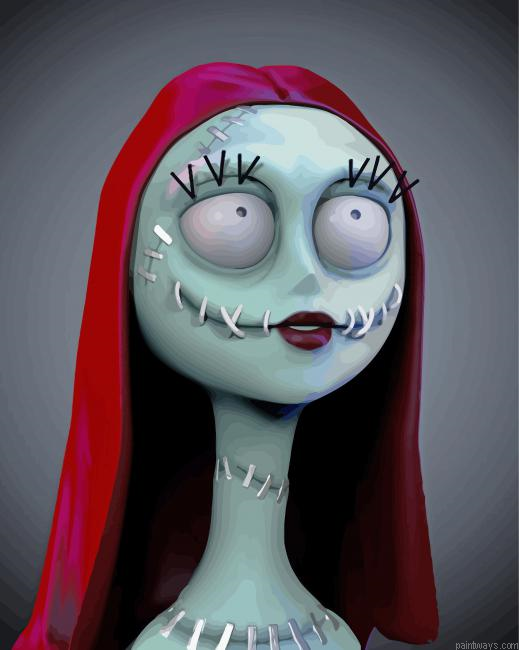 Sally Character Painting By Numberss.png