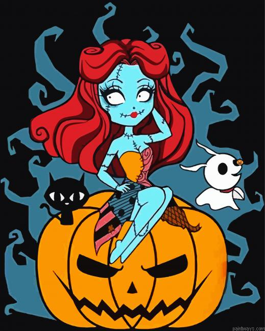 Sally In Halloween Painting By Numberss.png