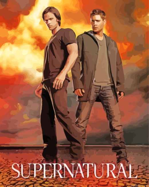 Sam And Dean Characters Painting By Numberss.png