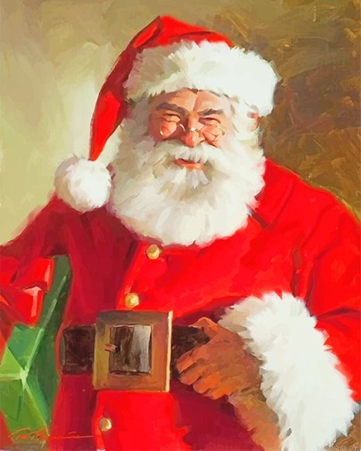 Santa Claus New Painting By Numberss.png