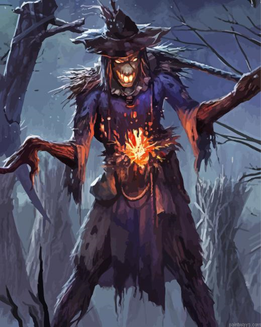 Scarecrow Ghost Painting By Numberss.png