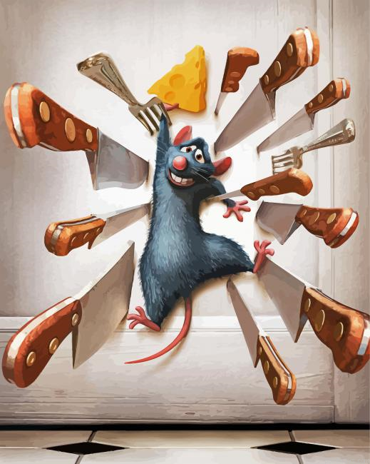 Scared Remy Character Painting By Numberss.png
