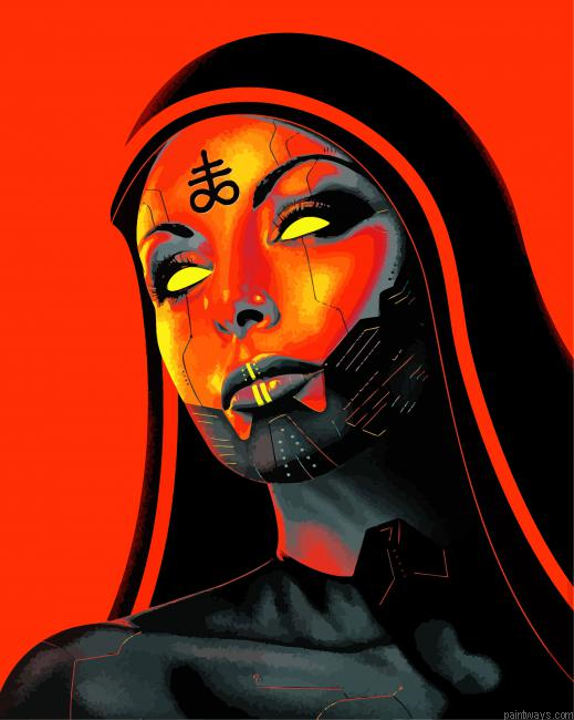 Scary Nun Painting By Numberss.png