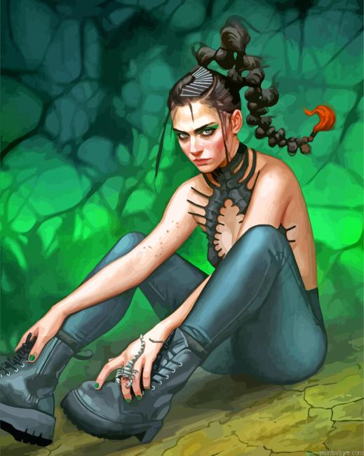 Scorpio Woman Painting By Numberss.png