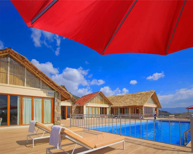Sea Side Resort Painting By Numberss.png