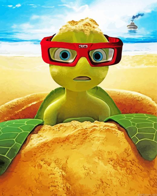 Sea Turtle Painting By Numberss.png