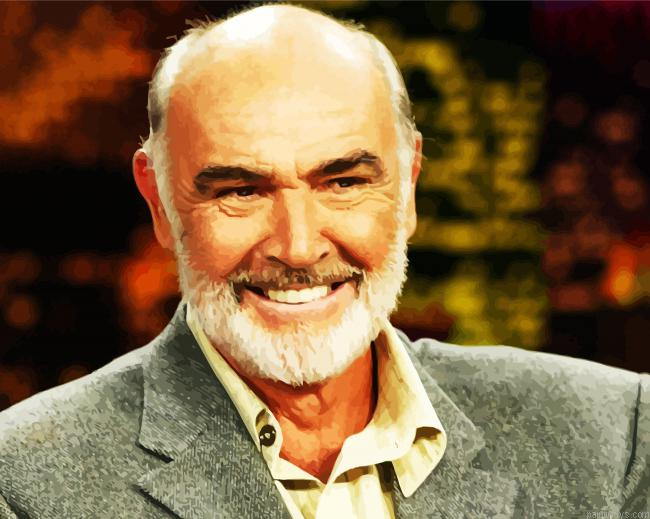 Sean Connery Smiling Painting By Numberss.png