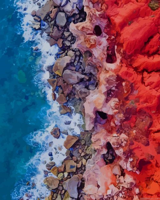 Seaside Rocks New Painting By Numberss.png