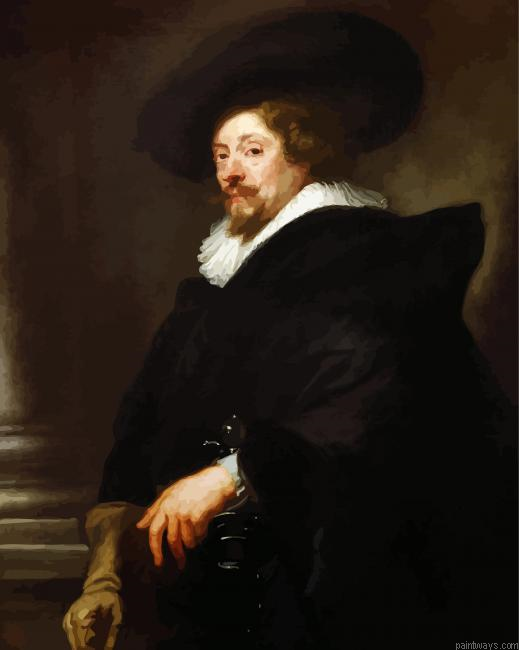 Self Portrait Rubens Painting By Numberss.png