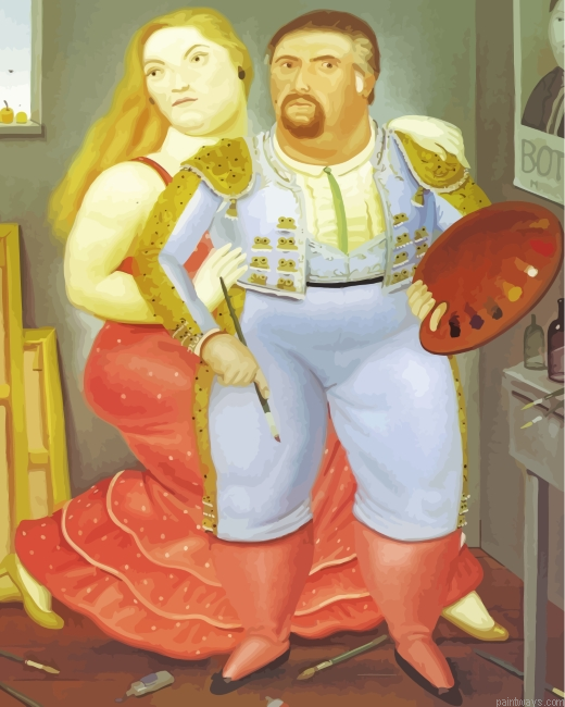Self Portrait With Sofia Painting By Numberss.png