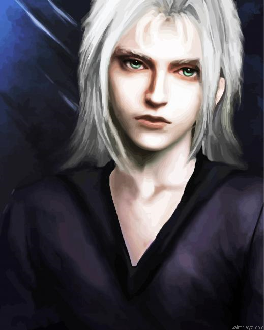 Sephiroth Character Painting By Numberss.png