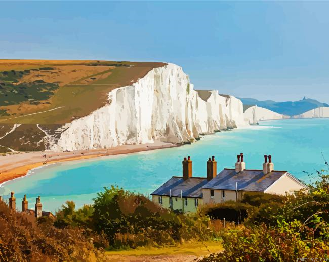 Seven Sisters Eastbourne Painting By Numberss.png