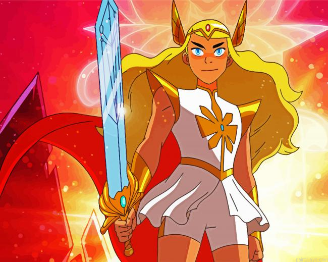 She Ra Superhero Painting By Numberss.png