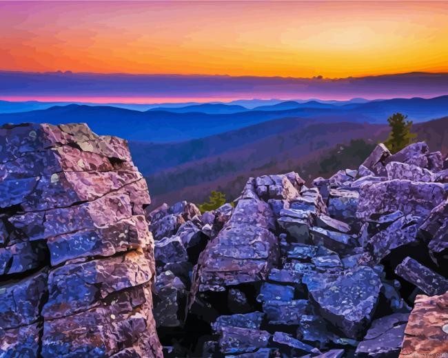 Shenandoah At Sunset Painting By Numberss.png