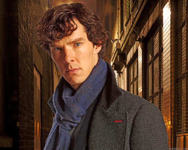 Sherlock Holmes Actor Painting By Numbers.png