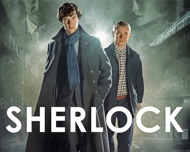 Sherlock Tv Series Painting By Numberss.png