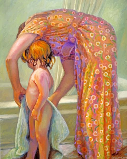 Shower Time Painting By Numbers.png