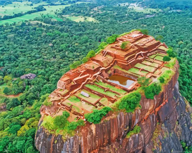 Sigiriya Rock Painting By Numberss.png