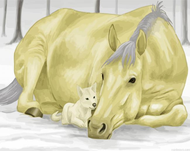 Silver Brumby Painting By Numberss.png