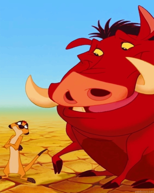 Simba Characters Animations Painting By Numberss.png