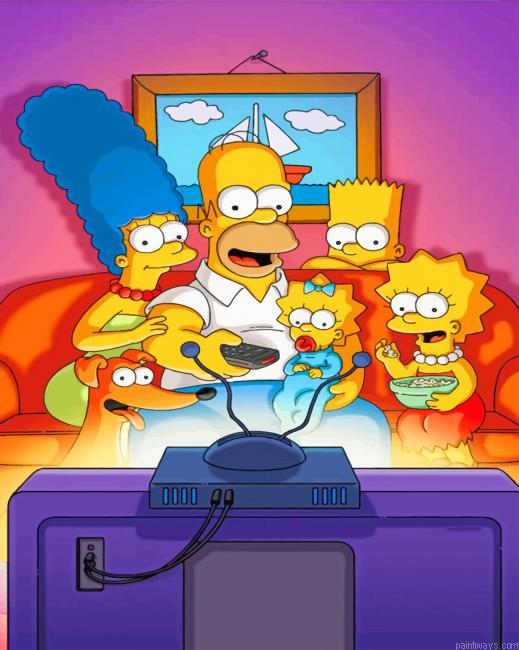 Simpsons On The Couch New Painting By Numberss.png