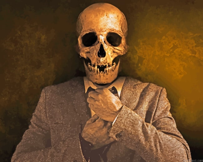Skull In Suit Painting By Numberss.png