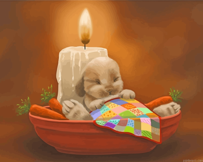Sleepy Rabbit Painting By Numbers.png