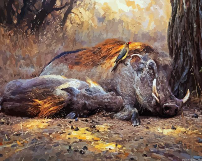Sleepy Warthogs Painting By Numberss.png