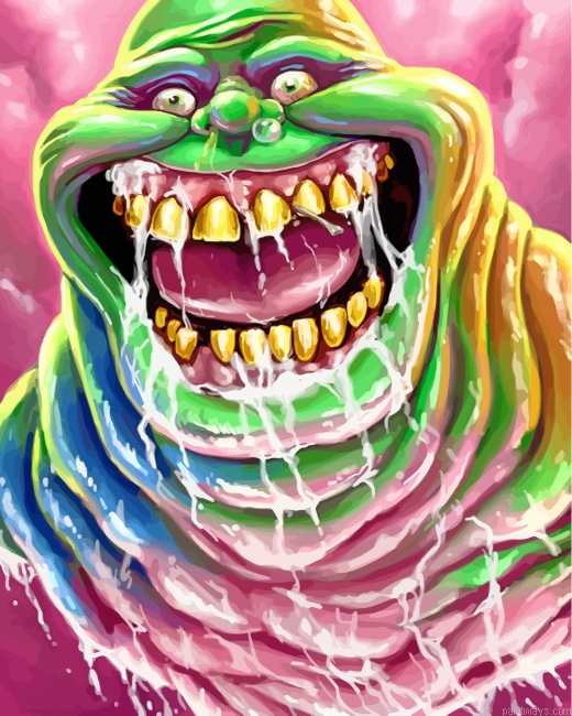 Slimer Ghost Painting By Numbers.png