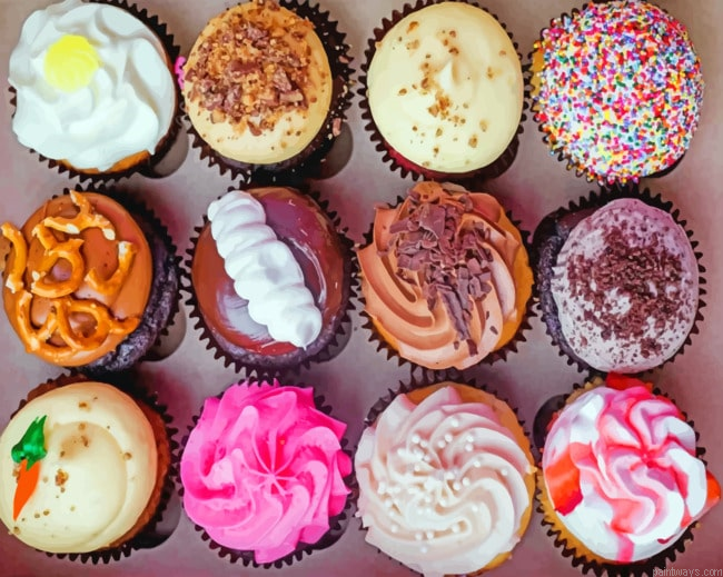 Small Cupcakes Food Painting By Numberss.png