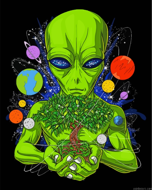 Space Alien Tree Of Life Painting By Numberss.png