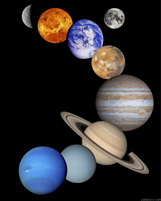 Space Planets Painting By Numberss.png