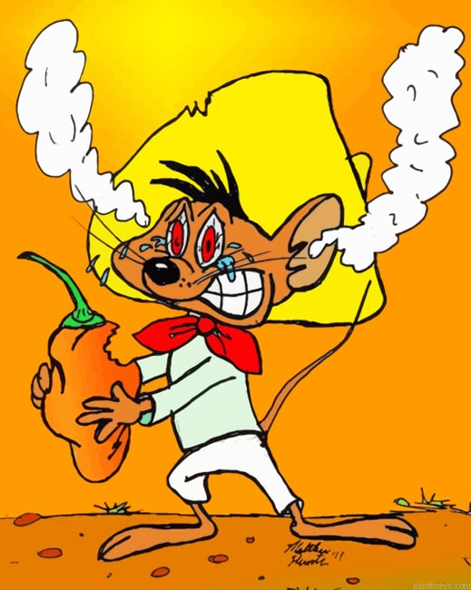 Speedy Gonzalez Cartoons Painting By Numberss.png