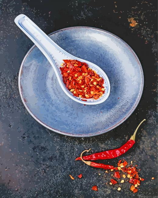 Spicy Spoon Painting By Numbers.png