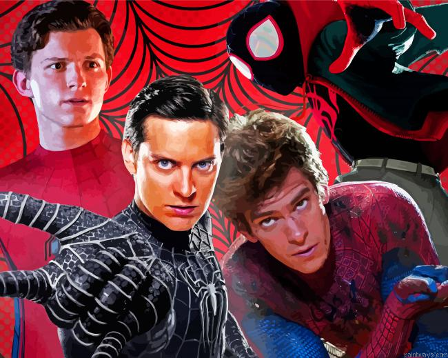 Spider Men Painting By Numberss.png