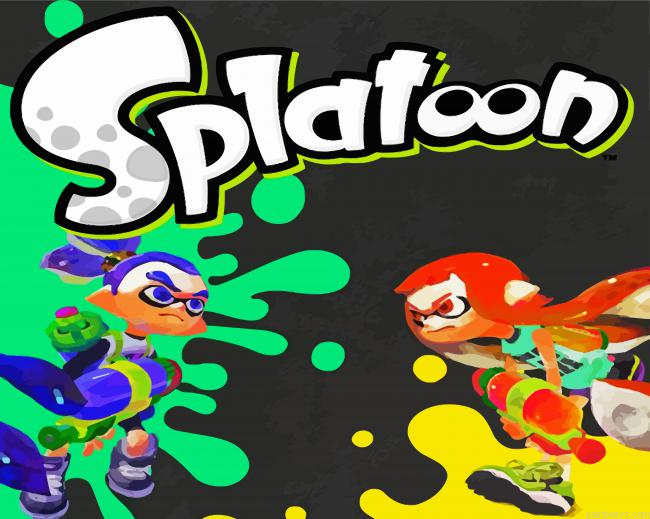 Splatoon Poster Painting By Numberss.png