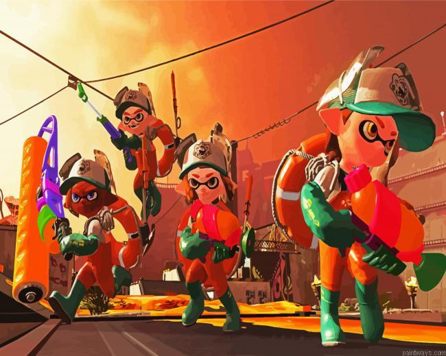 Splatoon Video Game Painting By Numberss.png