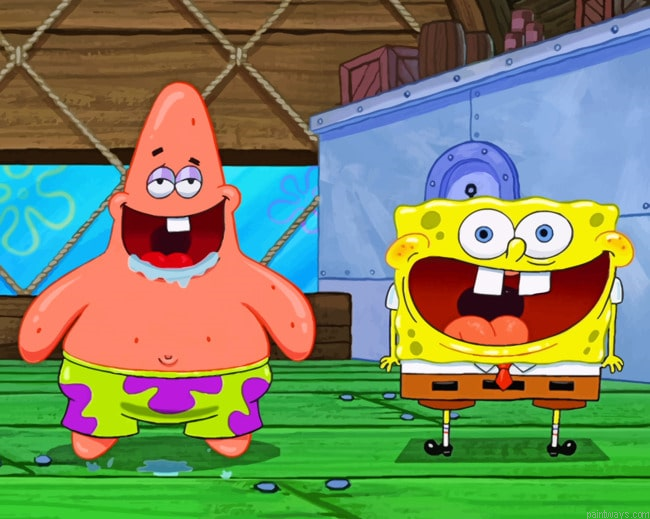 Sponge Bob And Patrick Star Painting By Numbers.png
