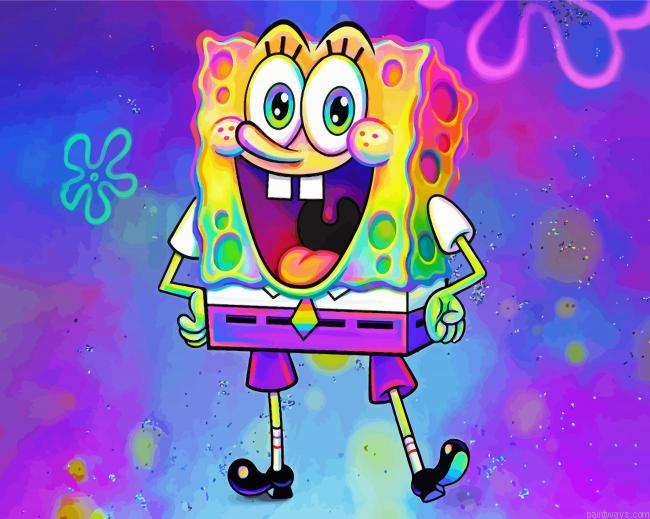 Spongebob Character Painting By Numberss.png