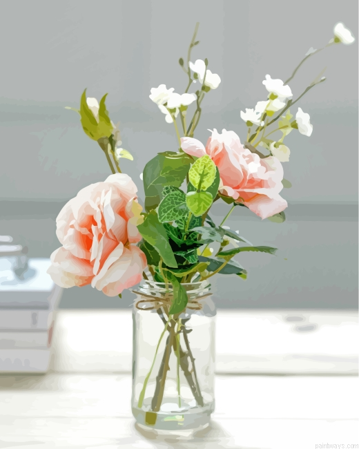 Spring Blossom Jar Painting By Numberss.png