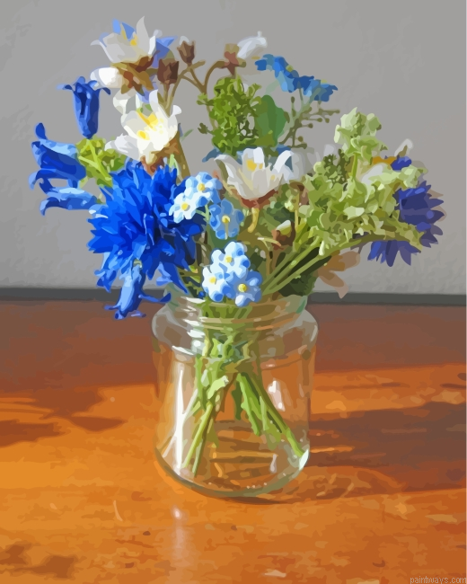Spring Flowers Jar Painting By Numberss.png
