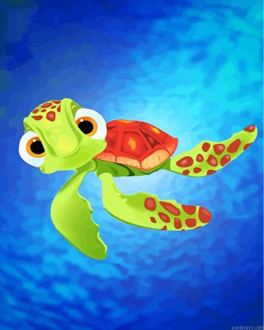 Squirt Finding Nemo Painting By Numbers.png