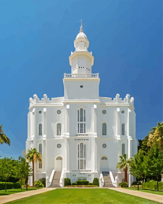St George Utah Lds Temple Painting By Numberss.png