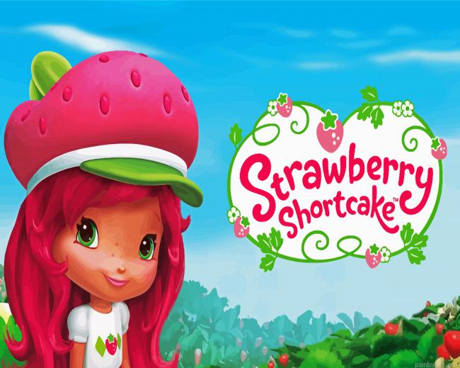 Strawberry Shortcake Poster Painting By Numberss.png