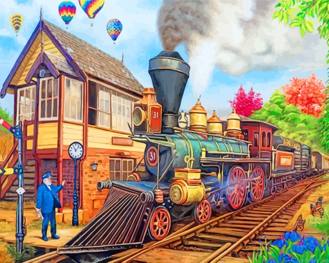 Stream Train Station Painting By Numbers.png