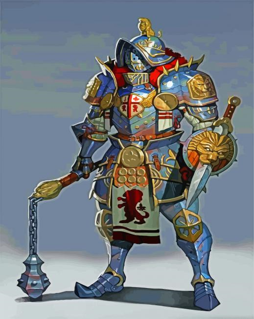 Strong Roman Gladiator Painting By Numberss.png