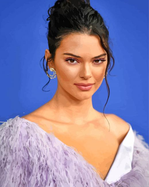 Stunning Kendall Jenner Painting By Numberss.png