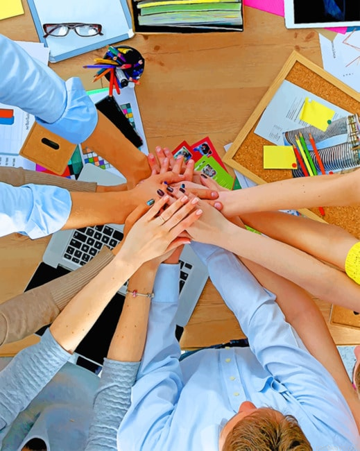 Successful Teamwork Painting By Numberss.png