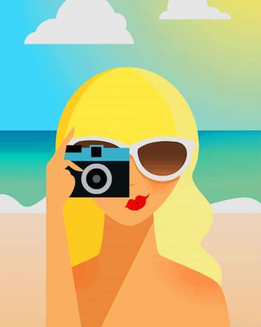 Summer Girl Pop Art New Painting By Numberss.png