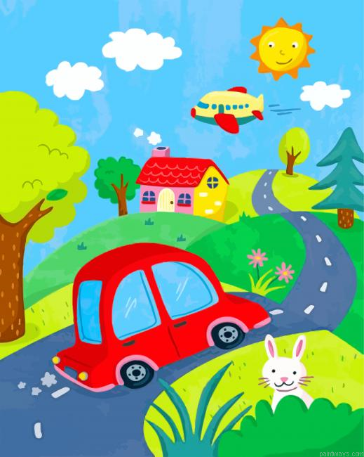 Sunny Day Painting By Numberss.png